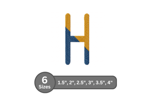 Chalk Split Alphabet -H: A Holiday Embroidery Review