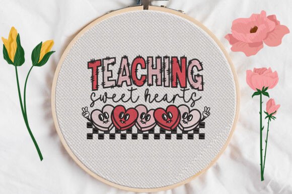 Charming Teaching Sweet Hearts Embroidery
