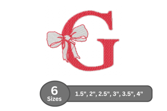 Cherry Knot Alphabet -G: A Stylish Addition for Boutique Apparel