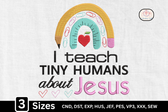 Embroidery Review: I Teach Tiny Humans About Jesus