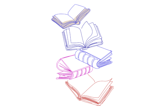 Floating Books: A Seasonal Embroidery Design Review
