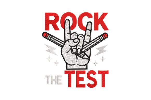 Rock the Test Pencil Hand: Seasonal Embroidery Review