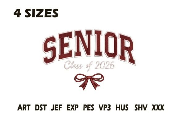 Senior Class of 2026 Bow Embroidery Review